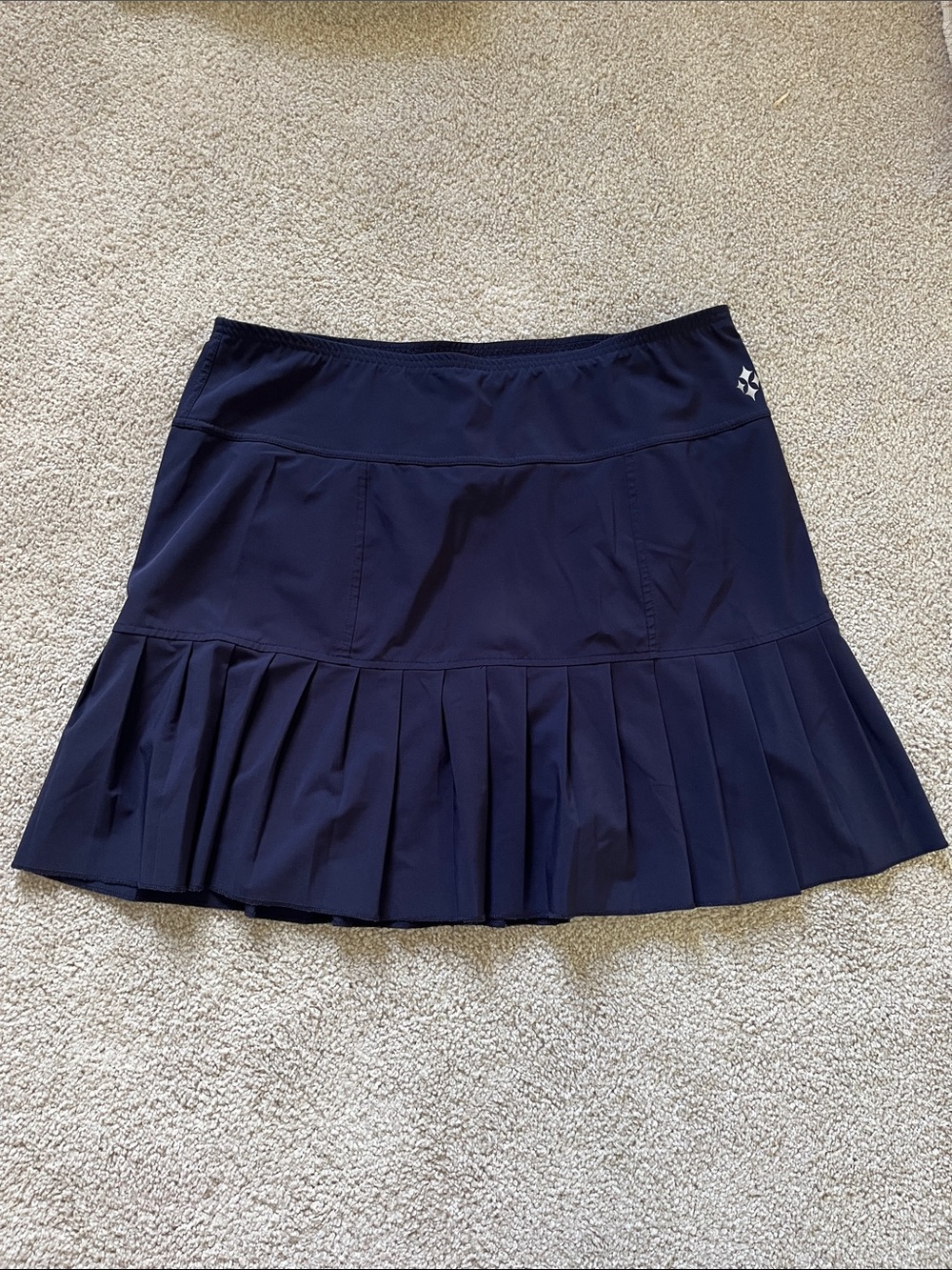 Jofit Navy Pleated Athletic Skort